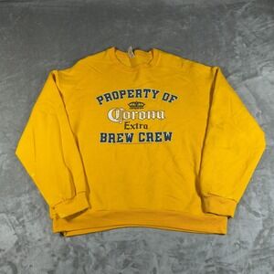 Vintage Corona Beer Sweatshirt Mens XL Property Of Brew Crew Extra Pullover 90s